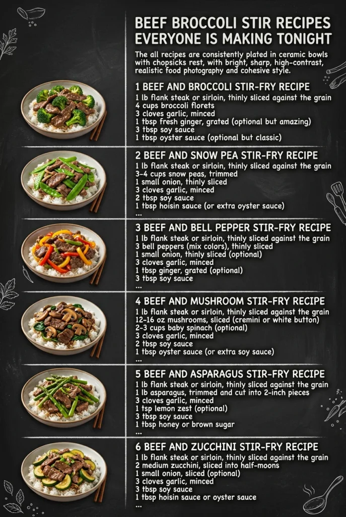 Beef Broccoli Stir Recipes Everyone Is Making Tonight