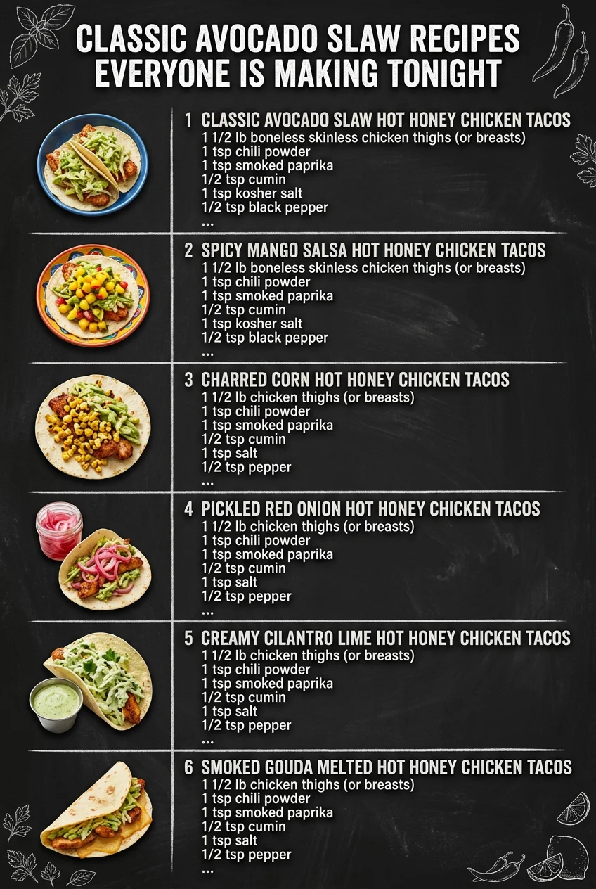 Classic Avocado Slaw Recipes Everyone Is Making Tonight