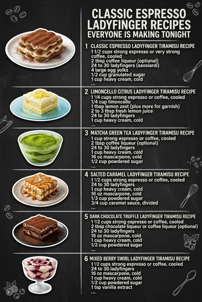 Classic Espresso Ladyfinger Recipes Everyone Is Making Tonight