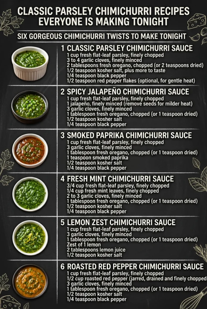 Classic Parsley Chimichurri Recipes Everyone Is Making Tonight