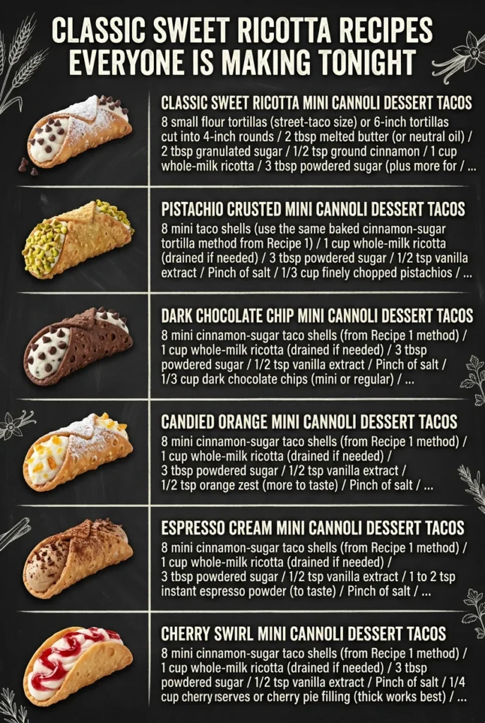 Classic Sweet Ricotta Recipes Everyone Is Making Tonight