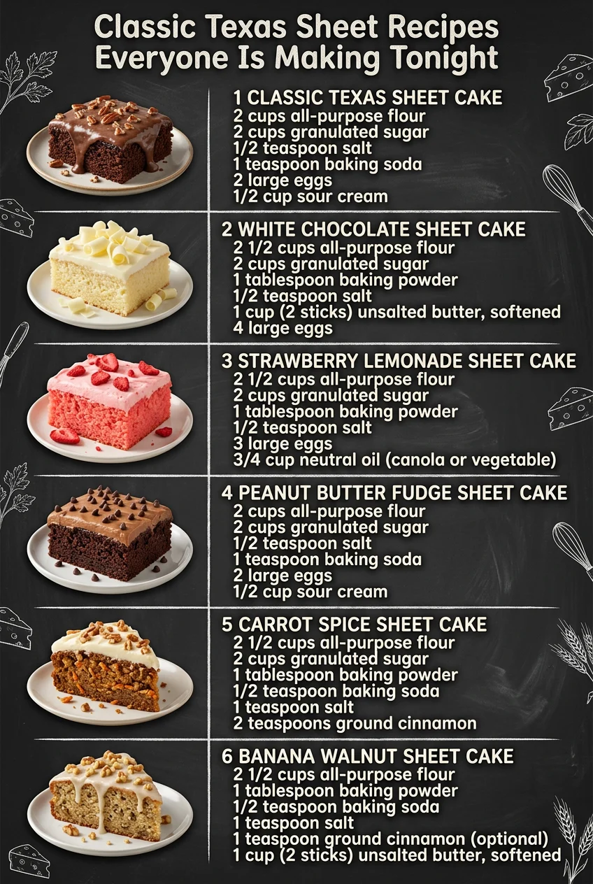 Classic Texas Sheet Recipes Everyone Is Making Tonight