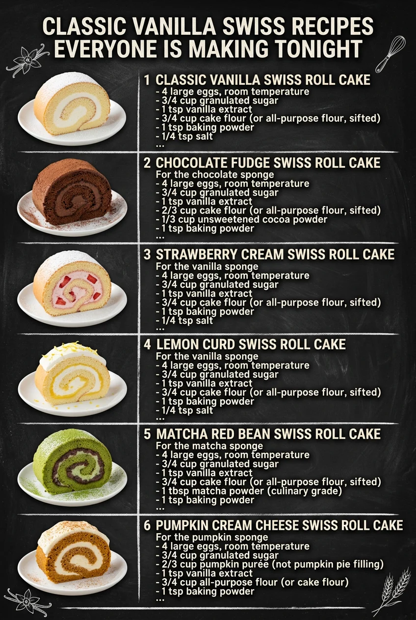 Classic Vanilla Swiss Recipes Everyone Is Making Tonight