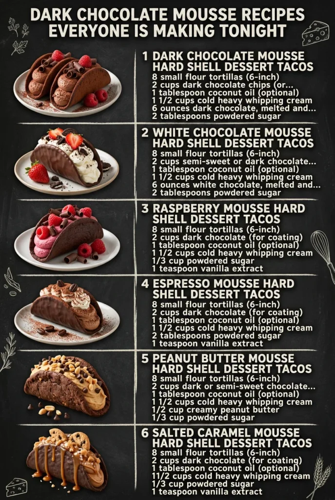 Dark Chocolate Mousse Recipes Everyone Is Making Tonight