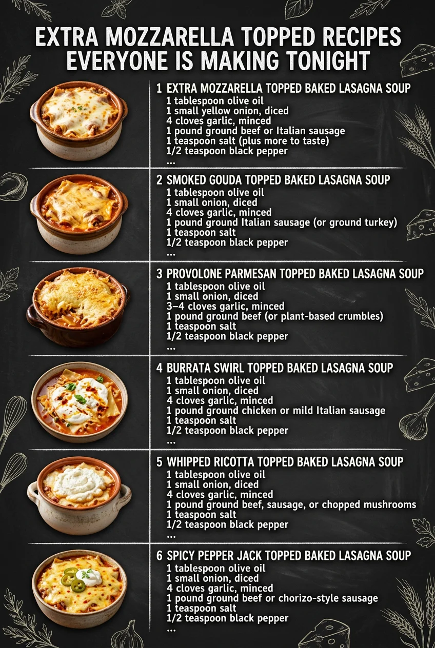 Extra Mozzarella Topped Recipes Everyone Is Making Tonight