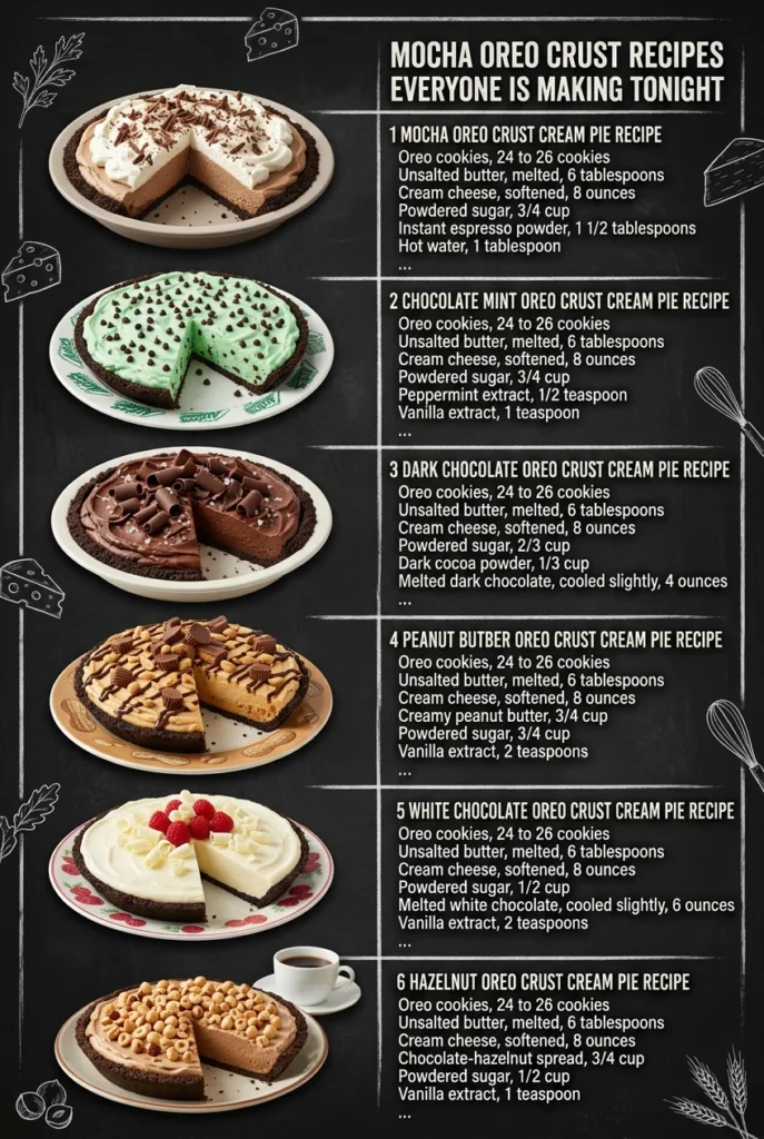 Mocha Oreo Crust Recipes Everyone Is Making Tonight