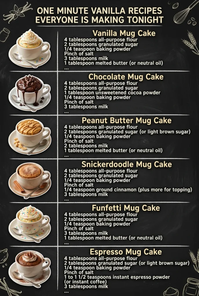 One Minute Vanilla Recipes Everyone Is Making Tonight