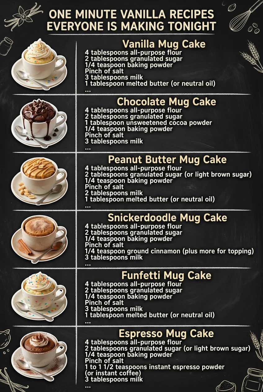 One Minute Vanilla Recipes Everyone Is Making Tonight