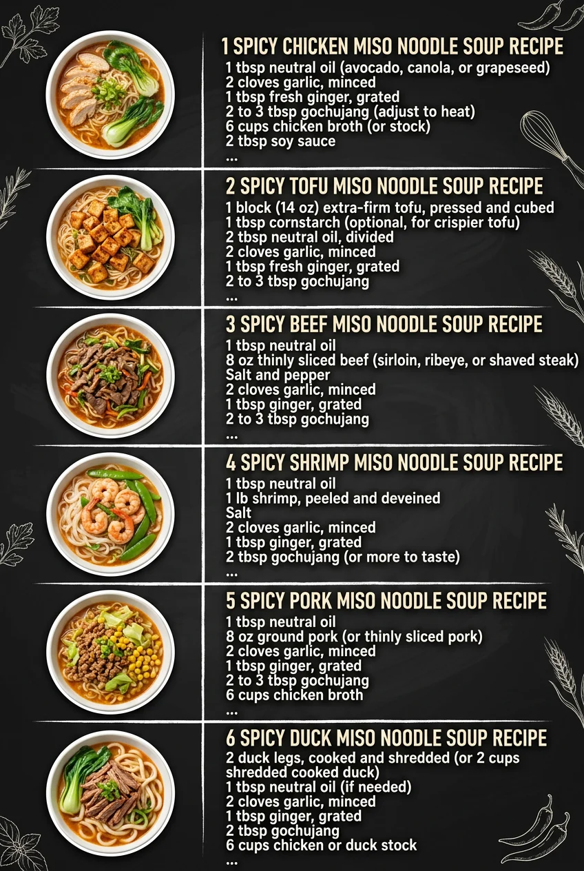 Spicy Chicken Miso Recipes Everyone Is Making Tonight