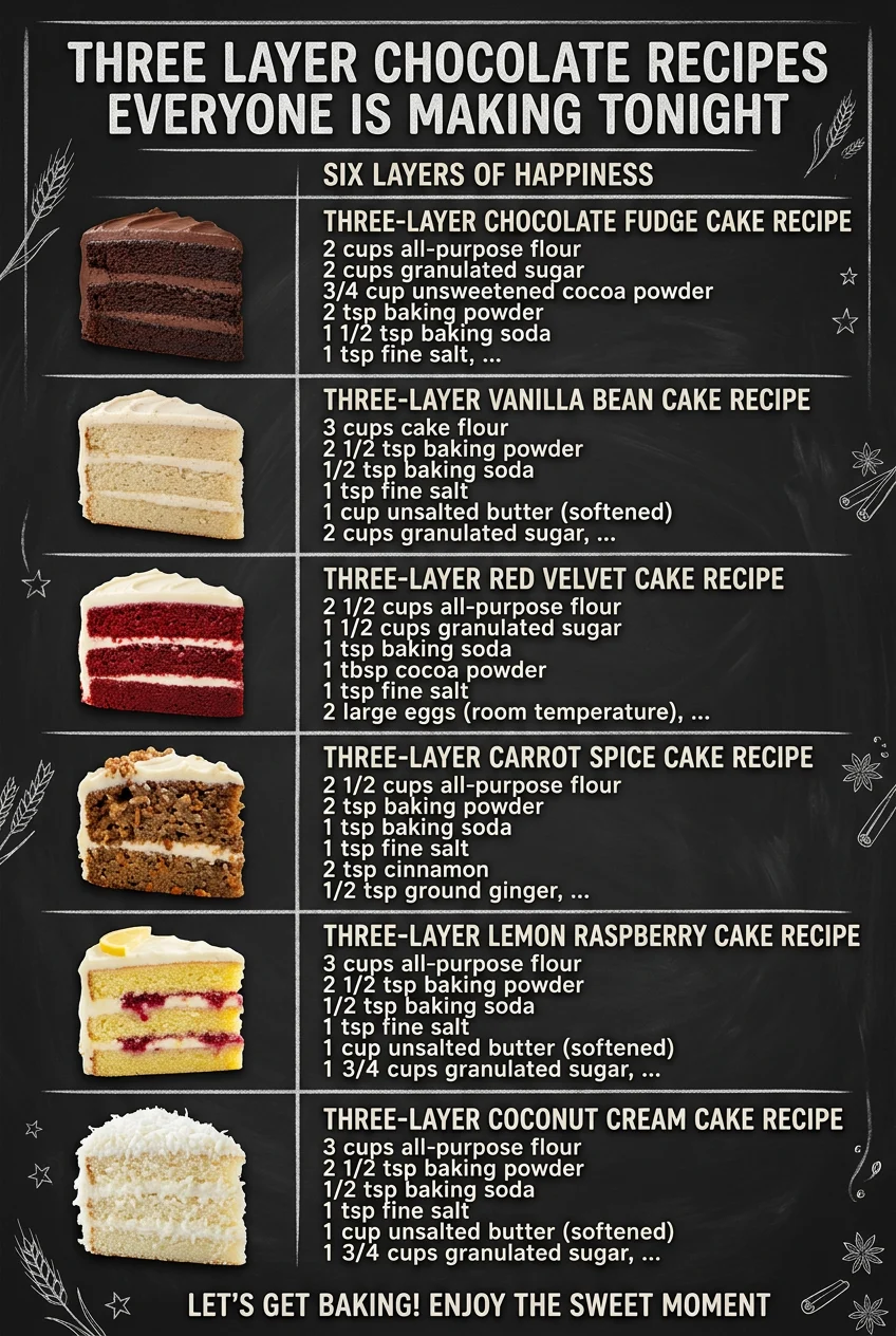 Three Layer Chocolate Recipes Everyone Is Making Tonight