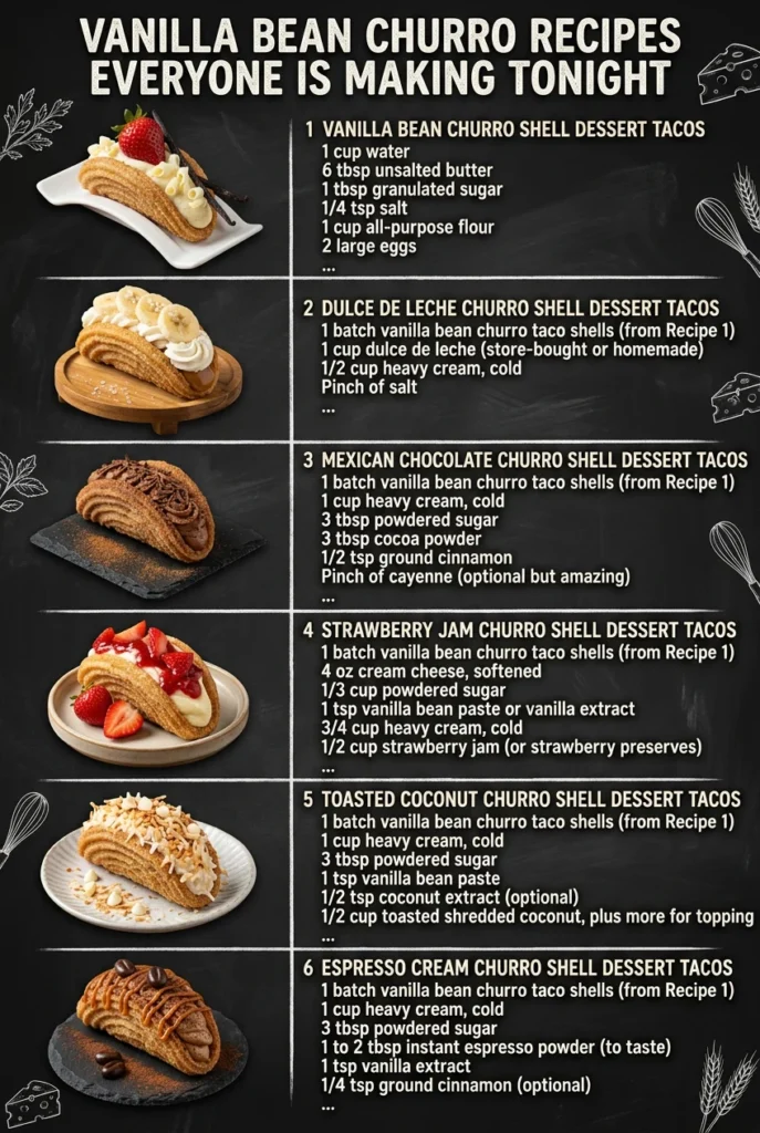 Vanilla Bean Churro Recipes Everyone Is Making Tonight