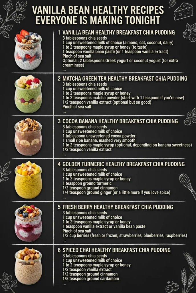 Vanilla Bean Healthy Recipes Everyone Is Making Tonight