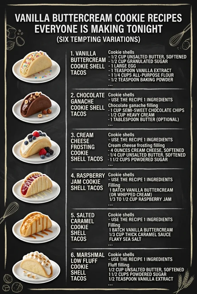 Vanilla Buttercream Cookie Recipes Everyone Is Making Tonight